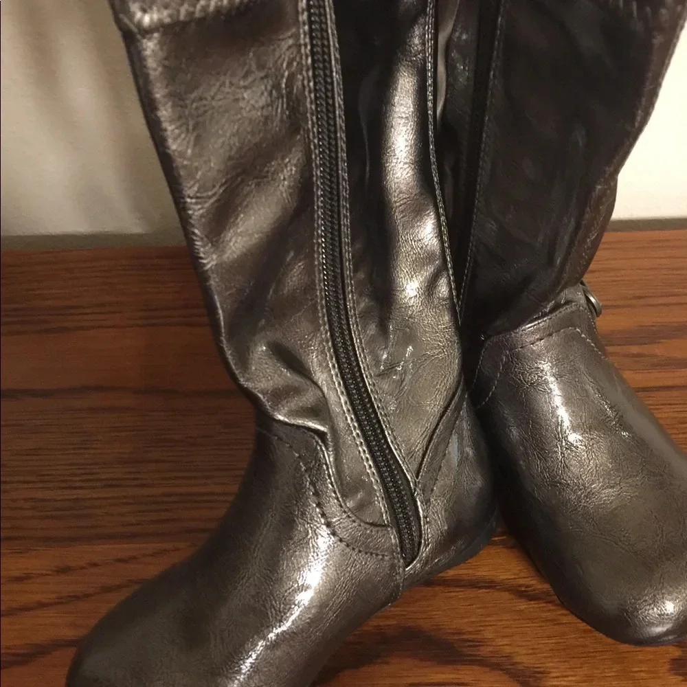 Nordstrom pewter boots size toddler 8